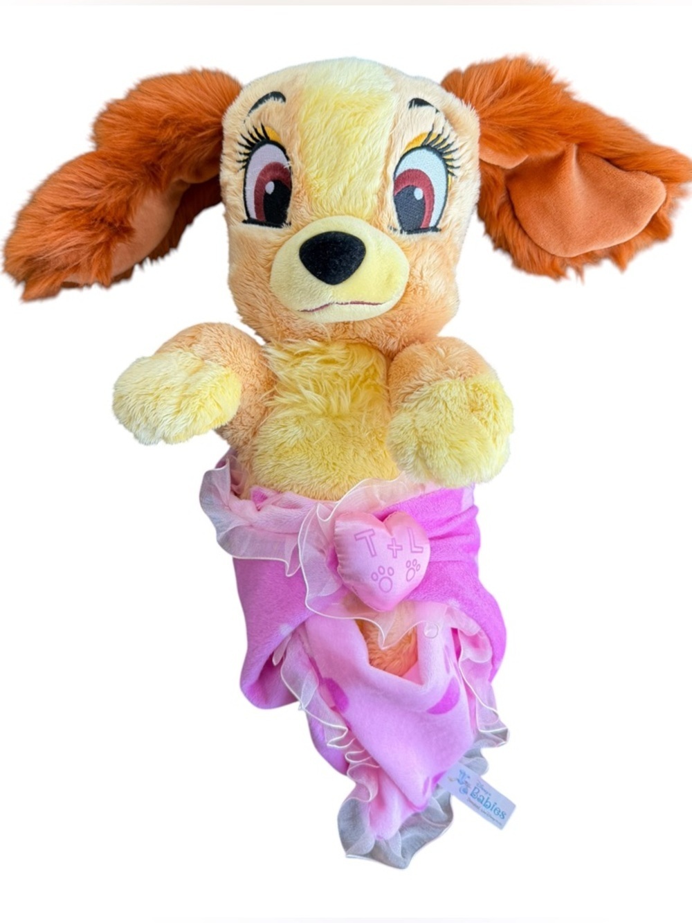 Disney's Babies Lady and The Tramp Baby Lady Stuffed Animal Toy